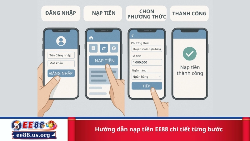 Hướng dẫn nạp tiền EE88 chi tiết từng bước