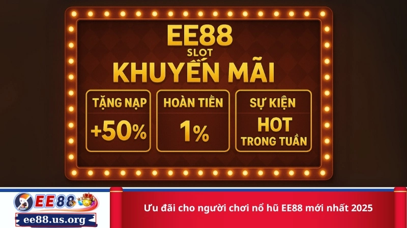 Ưu đãi cho người chơi nổ hũ EE88 mới nhất 2025