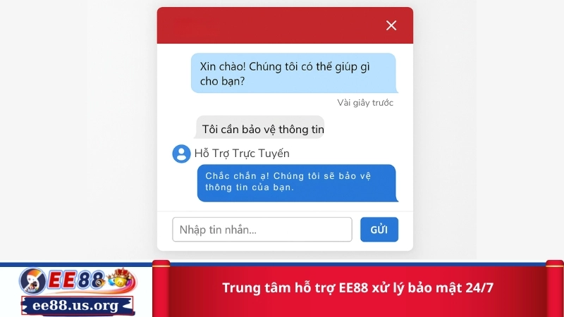 Trung tâm hỗ trợ EE88 xử lý bảo mật 24/7