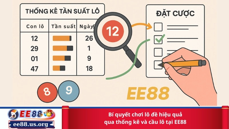 Bí quyết chơi lô đề hiệu quả qua thống kê và cầu lô tại EE88