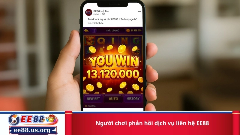 người chơi phản hồi dịch vụ liên hệ EE88