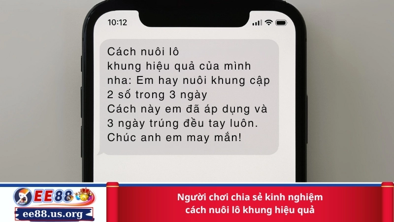 Người chơi chia sẻ kinh nghiệm cách nuôi lô khung hiệu quả
