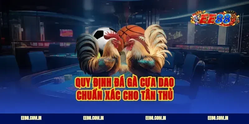 Quy định đá gà cựa dao chuẩn xác cho tân thủ